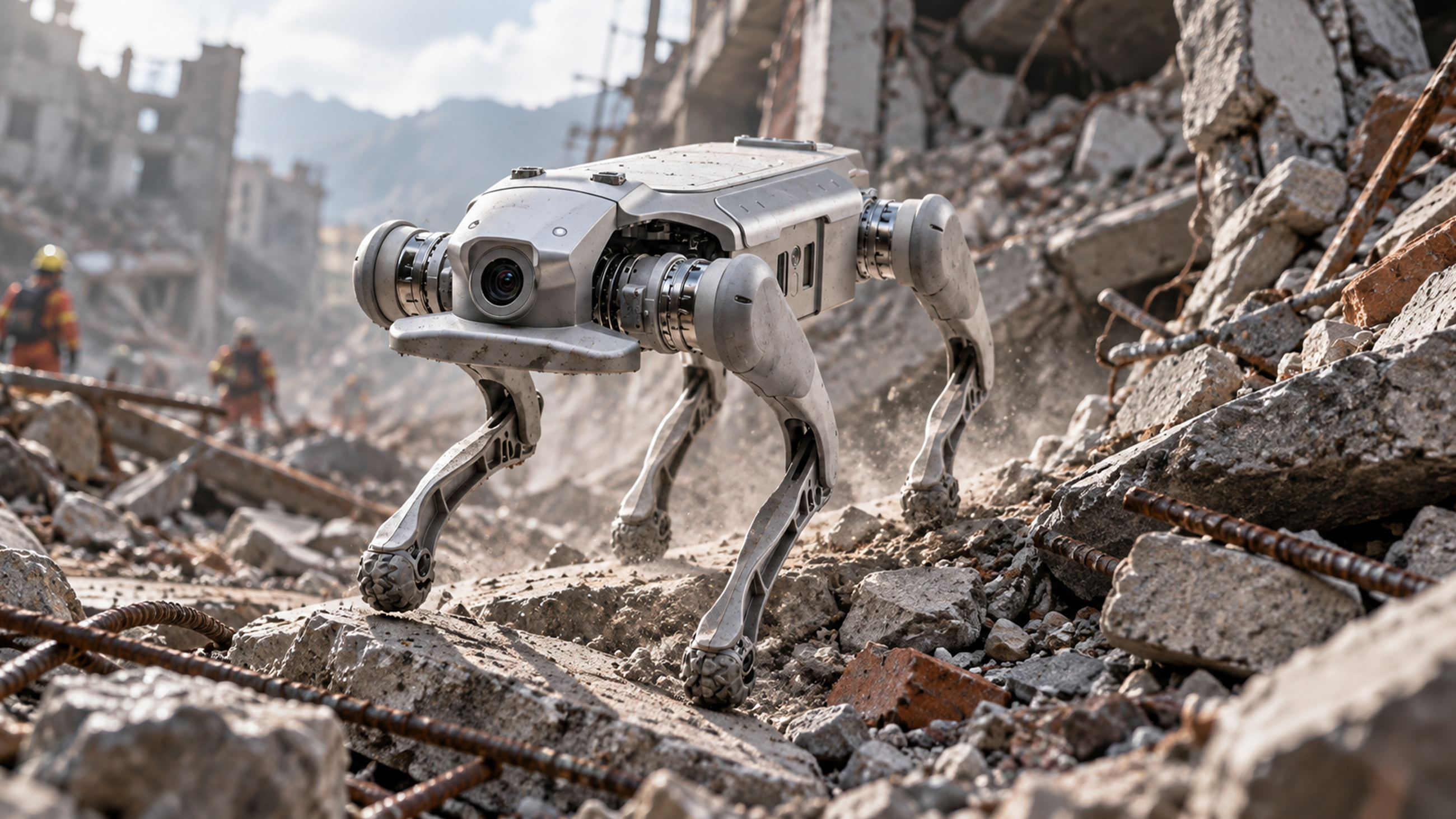 Curro Robot Dog robotic technology for earthquake search and rescue operations